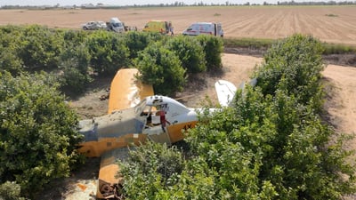 המטוס שהתרסק