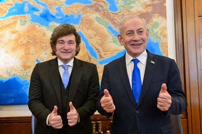 נתניהו ומיליי בפגישתם היום