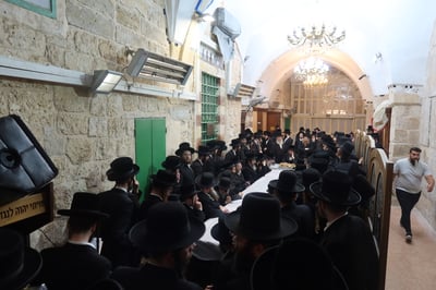 חסידי זוועהיל בעיר האבות חברון