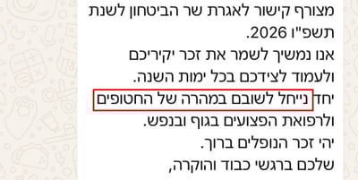 מבוכה: הטעות בהודעה שנשלחה ממשרד הביטחון למשפחות השכולות