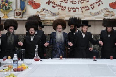 שמחת הווארט של בן האדמו"ר מצאנז זוועהיל