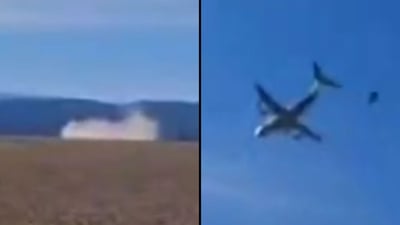 תיעוד מביך: רכב צבאי בשווי 600,000 יורו התרסק בשנייה