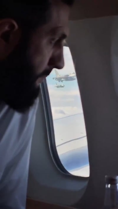 פעם טרוריסט מבוקש - היום מלווה במטוסי קרב: כך התקבל א-שרעא באמירויות