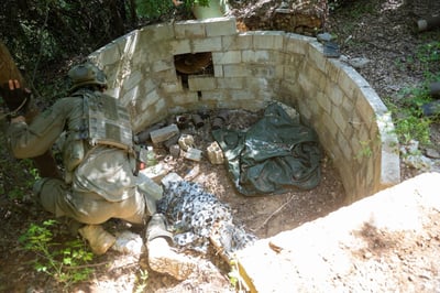 כוחות יחידת האלפינסטים משמידים תשתיות טרור