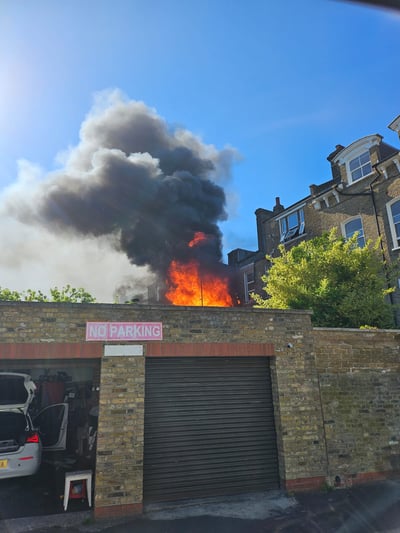 השריפה בלונדון