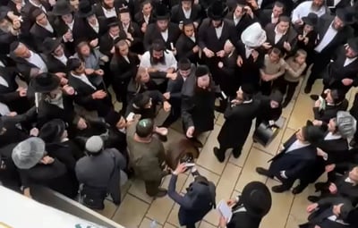 עימותים במירון: מאות נכנסו לציון; מג"ב החל לפנות בכוח | תיעודים