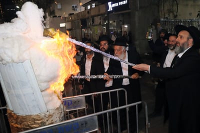 מעמד ההדלקה בקהילת תפארת בנימין 
