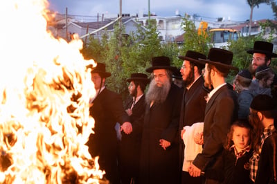 ל"ג בעומר בחצה"ק לעלוב ירושלים בטבריה