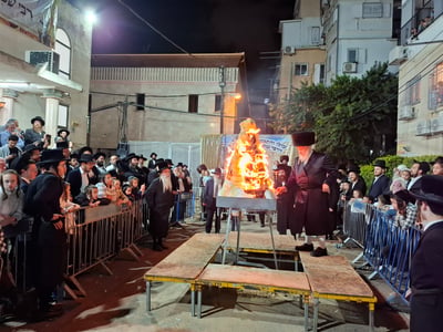 ל"ג בעומר בחצה"ק אשלג