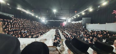 האדמו"ר מפשעווארסק בטיש ל"ג בעומר