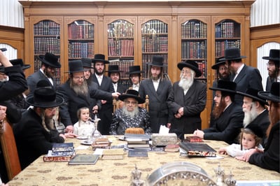 שמחת אירוסי ההויז בחור בסאטמר