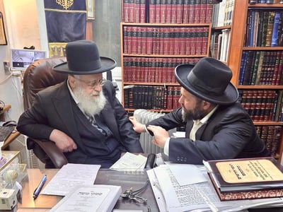 הרב משה פרזיס אצל הראשון לציון
