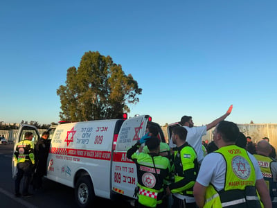 מפגין בן 25 נפגע קשה מאופנוע בהפגנה במחלף גנות: "שכב בלי הכרה"