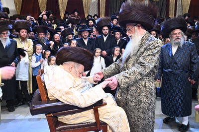 שמחת בית תולדות אברהם יצחק - צאנז