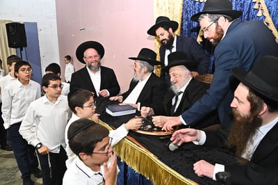 הסיום בראשות הגרב"ד פוברסקי