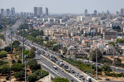 קווי החשמל בסמוך לבני ברק