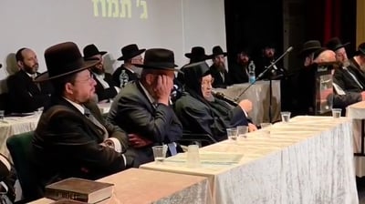 רבי ברוך אבוחצירה באזכרה לרבי יהודה דרעי