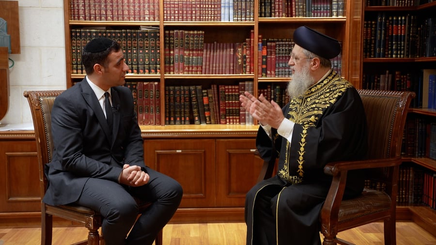 הראש"ל הגר"ד יוסף בשיחה עם ישי כהן | בלעדי