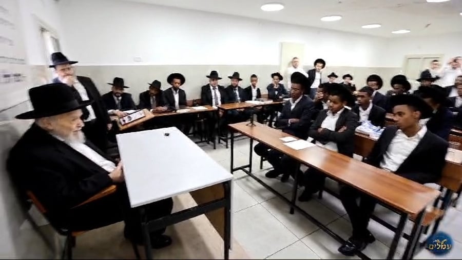 בני התורה מהעדה האתיופית אצל הגרמ"ה הירש