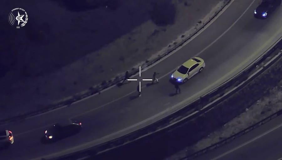 מעצר החשודים על ידי בלשי יחידת ימ"ר צפון