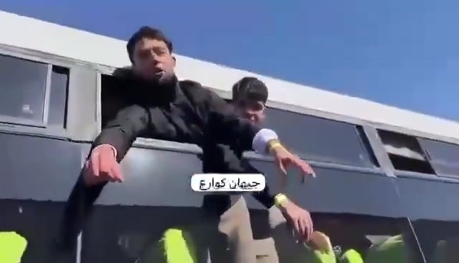 חלק מהמחבלים ששוחררו