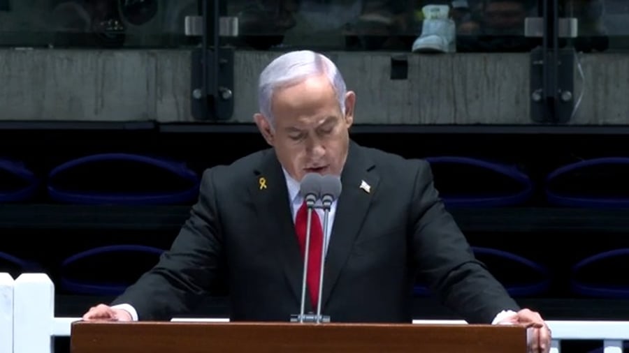 נתניהו: "התמונה של משפחת ביבס מלמדת מול מה אנחנו נלחמים"