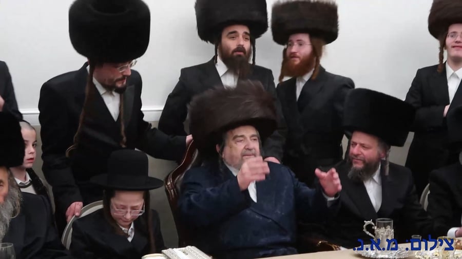 שמחת הבר מצווה לנין הגה"צ רבי יעקב מאיר שעכטר