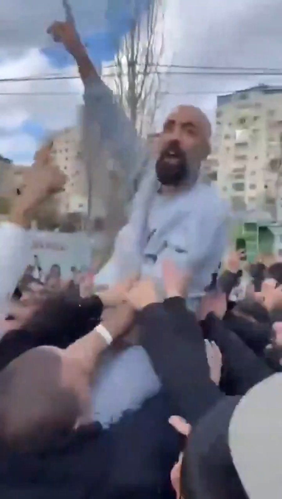 חגיגות השחרור של הארכי טרוריסט אשרף זגייר