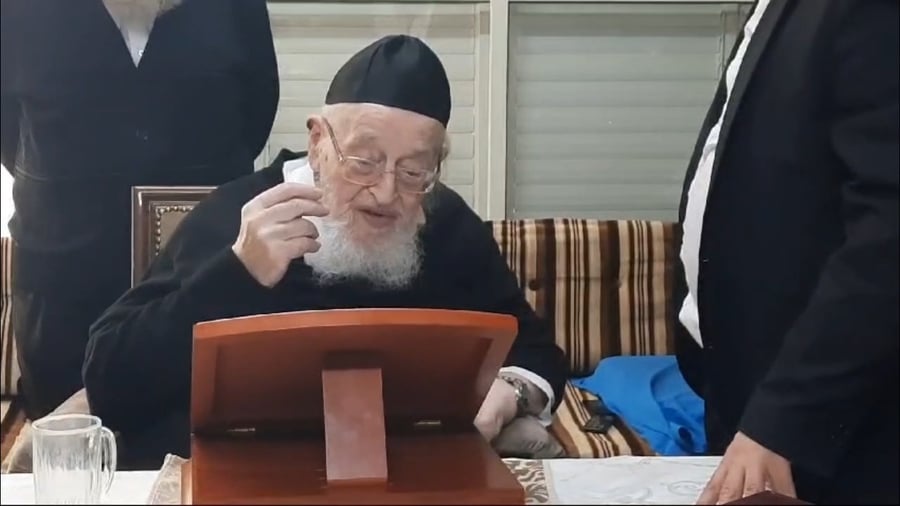 הגאון רבי מאיר צבי ברגמן בהתייחסות לפרשיית התפילין ברמת גן