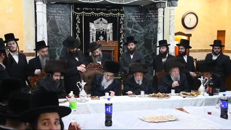 שמחת הברית בחצרות אלכסנדר - קופיטשניץ - זוויעהיל ארה"ב - ביאלה פשיסחא ב"ב