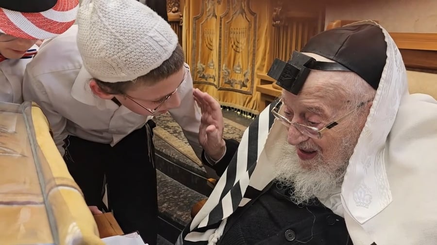 פורים אצל הגרמ"צ ברגמן