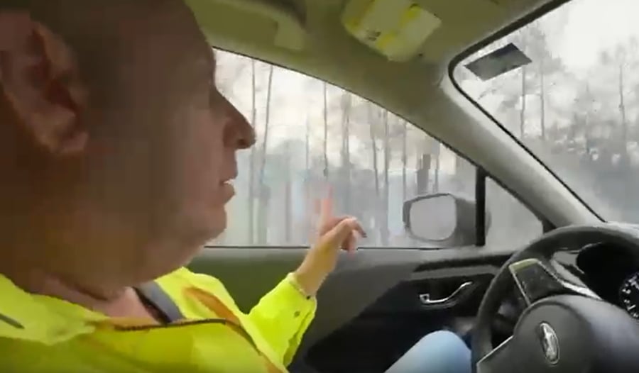 סיור מצולם וכואב מ-7,000 דונם של שטחי יער שעלו באש