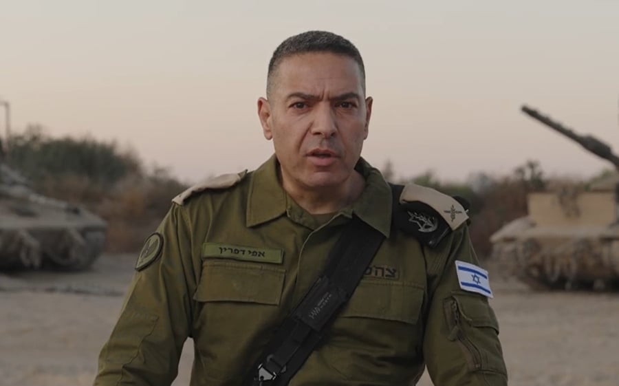 דובר צה״ל תת-אלוף אפי דפרין בהצהרה לתקשורת