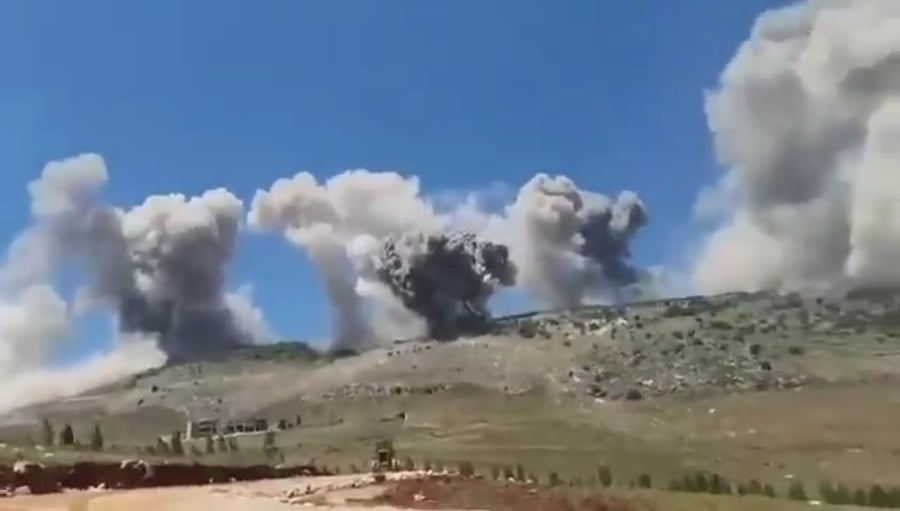 דיווח: תקיפות חריגות בהיקפן בדרום לבנון - אלו המטרות