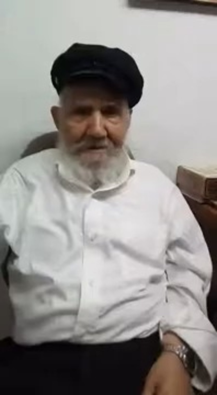 ר' דוד צבי זצ"ל בשירה לכבוד ה' בימי זקנותו