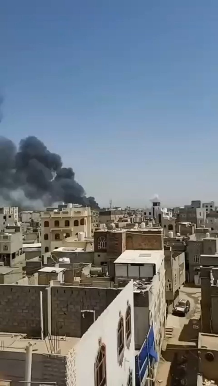 תיעוד ראשון מהתקיפה בתימן