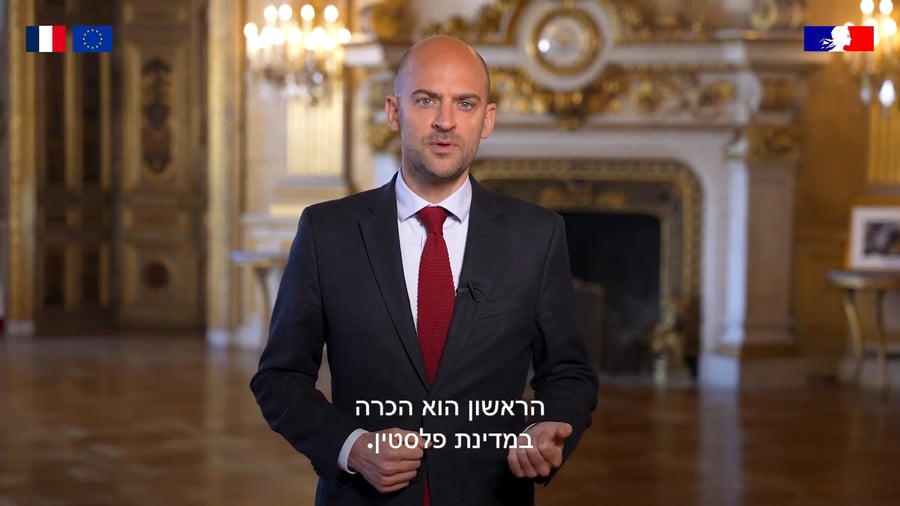 שר החוץ הצרפתי ז'אן נואל בארו