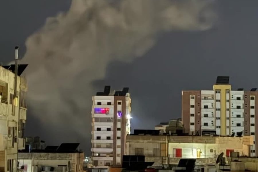 זירת תקיפה בסוריה