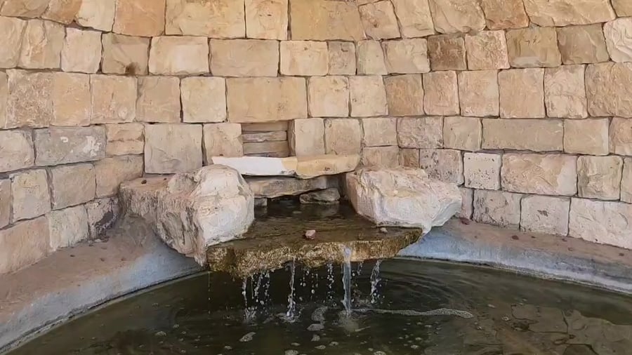 שחזור עין חותם בפארק נוף הבנים בכפר חורפיש