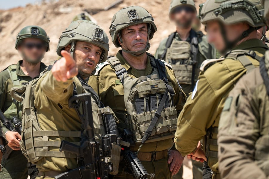 הסיור של הרמטכ"ל היום ברצועה
