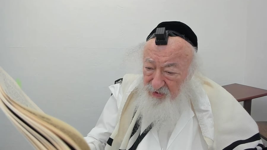 הרב יעקב דוד סטפנסקי בשיעור על מסכת בבא מציעא