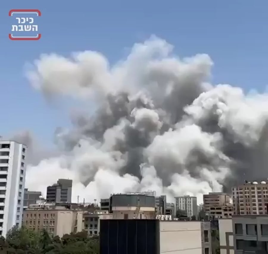 תקיפה ישראלית באיראן הבוקר