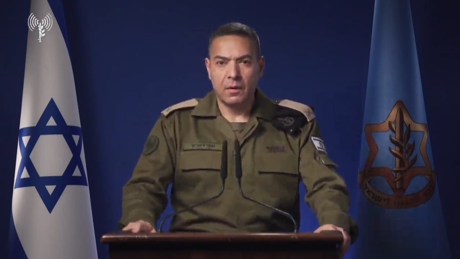 תא"ל אפי דפרין בהצהרה לתקשורת