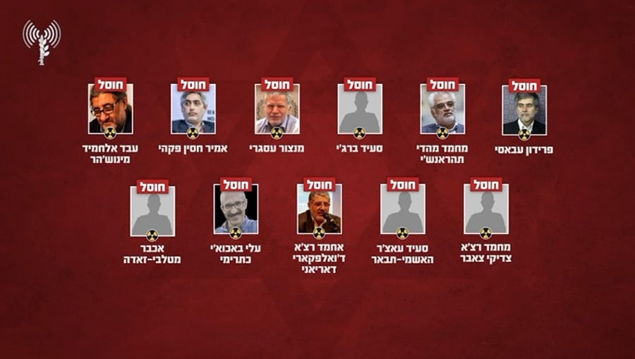 מדעני הגרעין שחוסלו