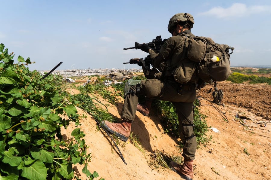 לוחמי נצח יהודה בפשיטה על בית חאנון בצפון רצועת עזה, בשנה שעברה