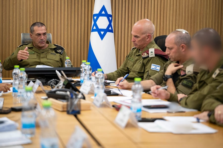 הרמטכ"ל זמיר בהערכת מצב