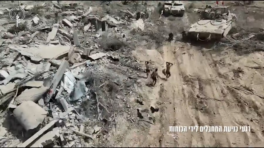 המחבלים נכנעים