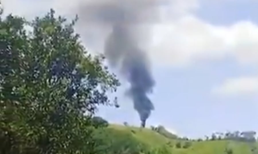 קולומביה: 12 הרוגים בהפלת מסוק משטרתי; 6 נוספים נהרגו בפיצוץ מכונית תופת