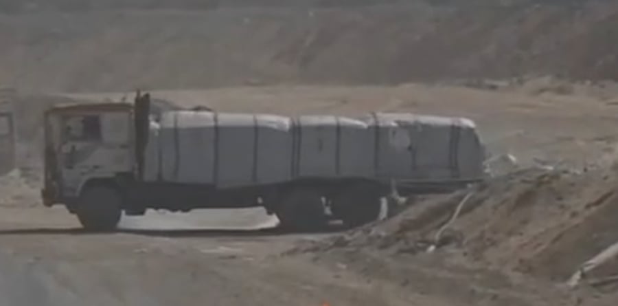 משאיות הסיוע לעזה