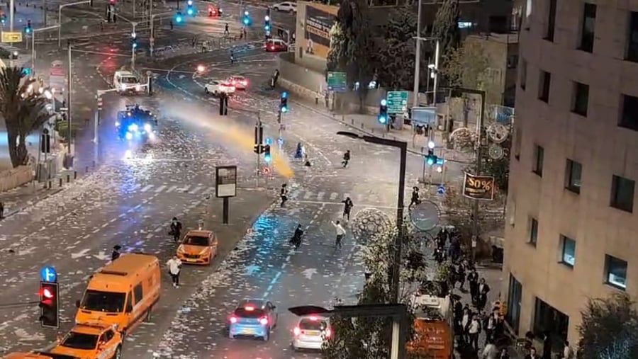 פיזור מפגינים באמצעות בואש